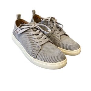 Lucky Brand Grey LP-Laddix Lace Up Woven Sneakers Sz 8.5 M